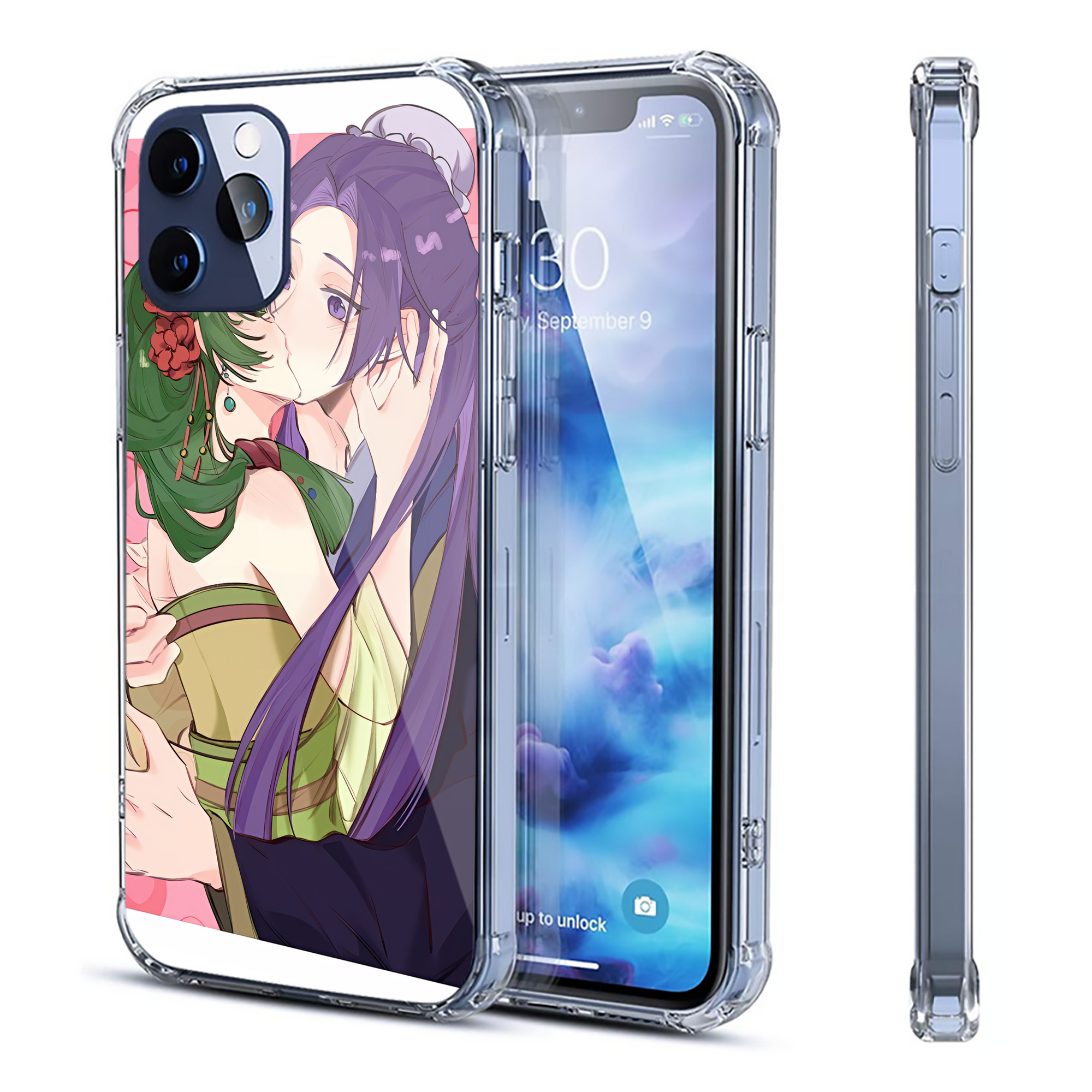 （画像用） 薬屋のひとりごと The Apothecary Diaries 【iPhone 12シリーズ対応】透明スマホケース（クリアソフトケース）